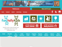 Tablet Screenshot of fun4tallykids.com